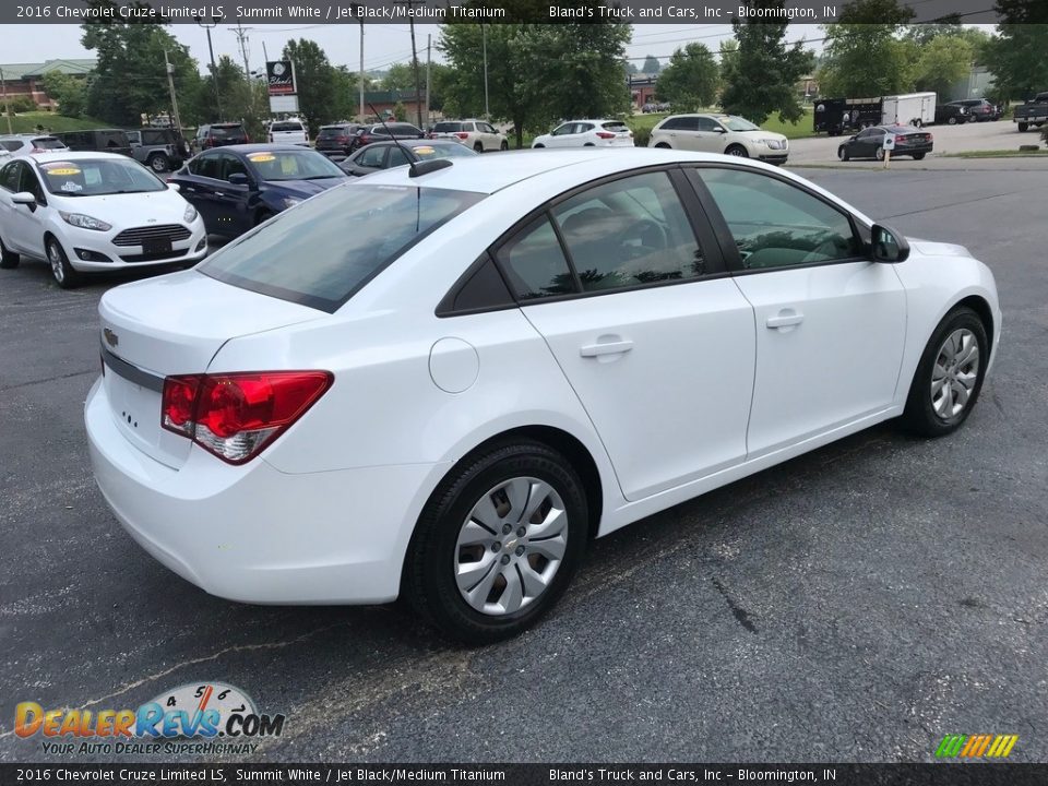 2016 Chevrolet Cruze Limited LS Summit White / Jet Black/Medium Titanium Photo #6