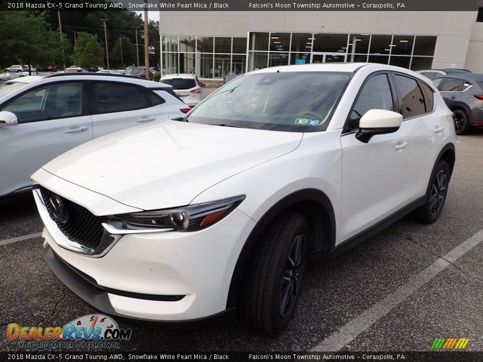 2018 Mazda CX-5 Grand Touring AWD Snowflake White Pearl Mica / Black Photo #1