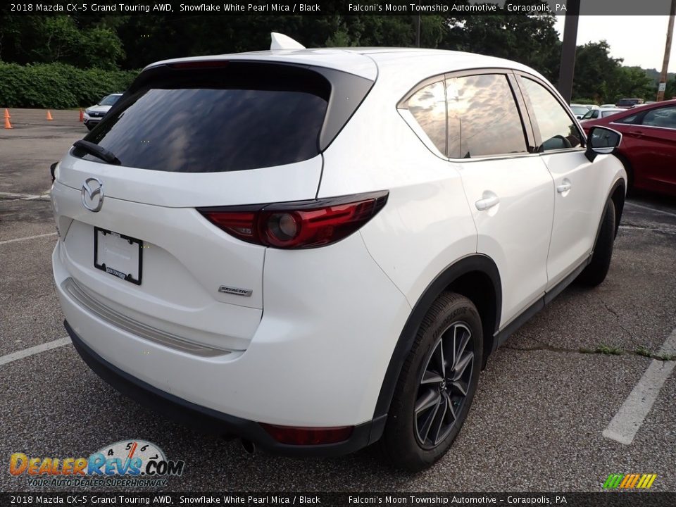 2018 Mazda CX-5 Grand Touring AWD Snowflake White Pearl Mica / Black Photo #4