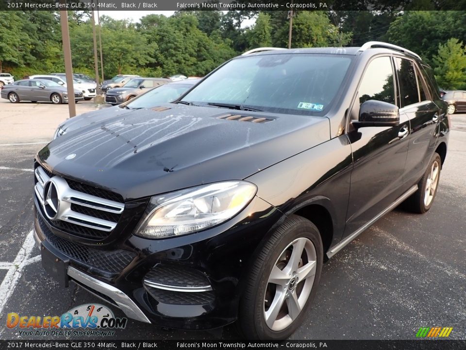 2017 Mercedes-Benz GLE 350 4Matic Black / Black Photo #1