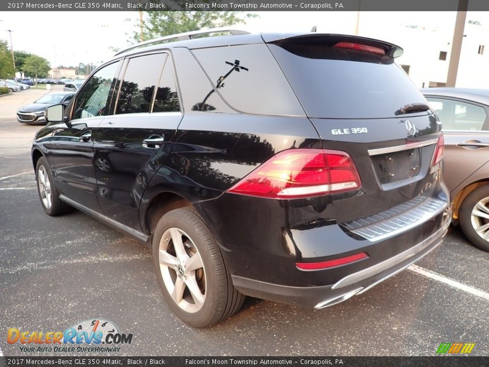 2017 Mercedes-Benz GLE 350 4Matic Black / Black Photo #2