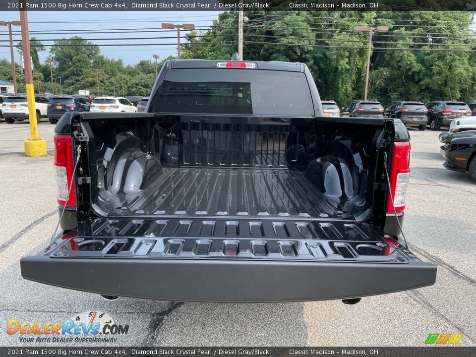 2021 Ram 1500 Big Horn Crew Cab 4x4 Diamond Black Crystal Pearl / Diesel Gray/Black Photo #11