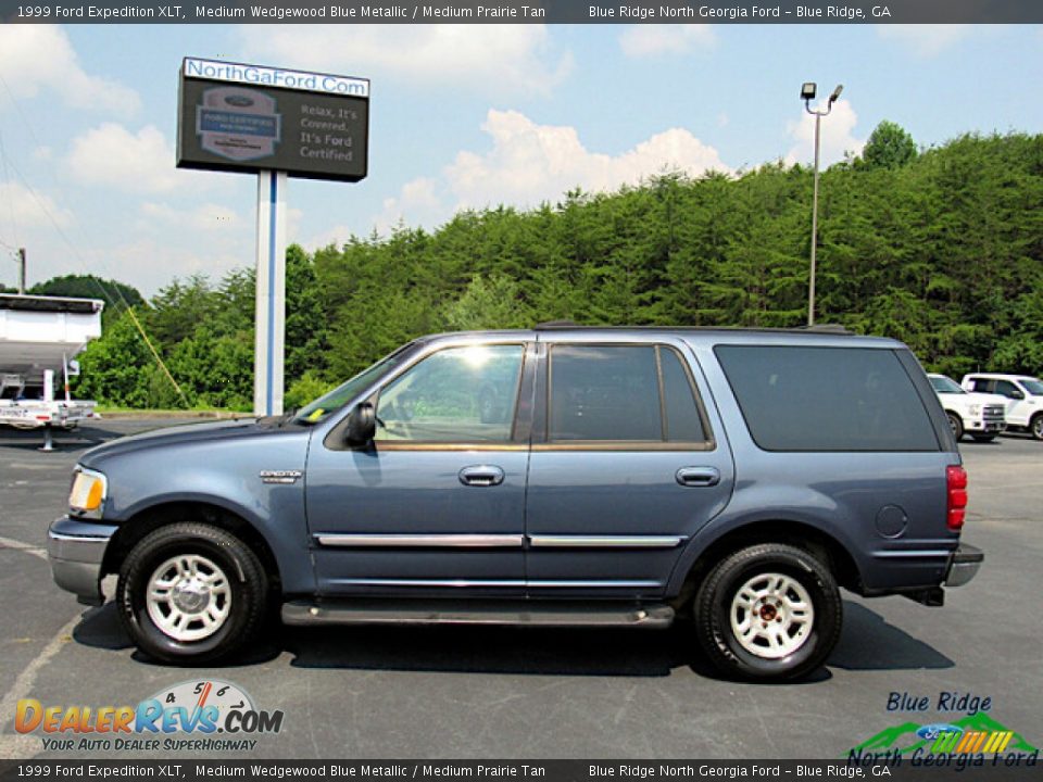 Medium Wedgewood Blue Metallic 1999 Ford Expedition XLT Photo #2