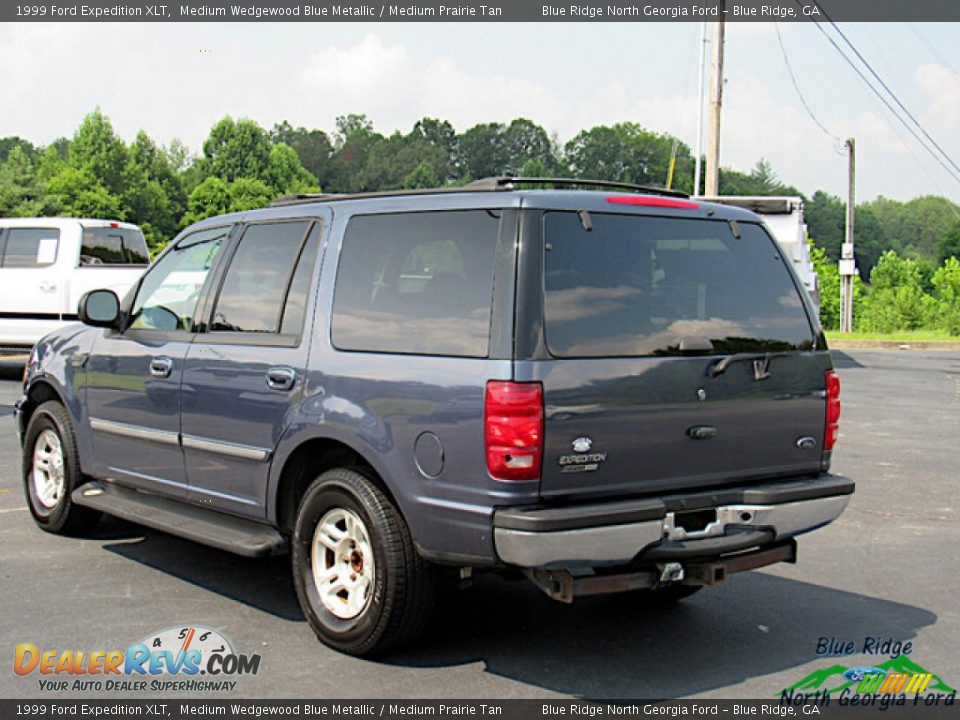 1999 Ford Expedition XLT Medium Wedgewood Blue Metallic / Medium Prairie Tan Photo #3