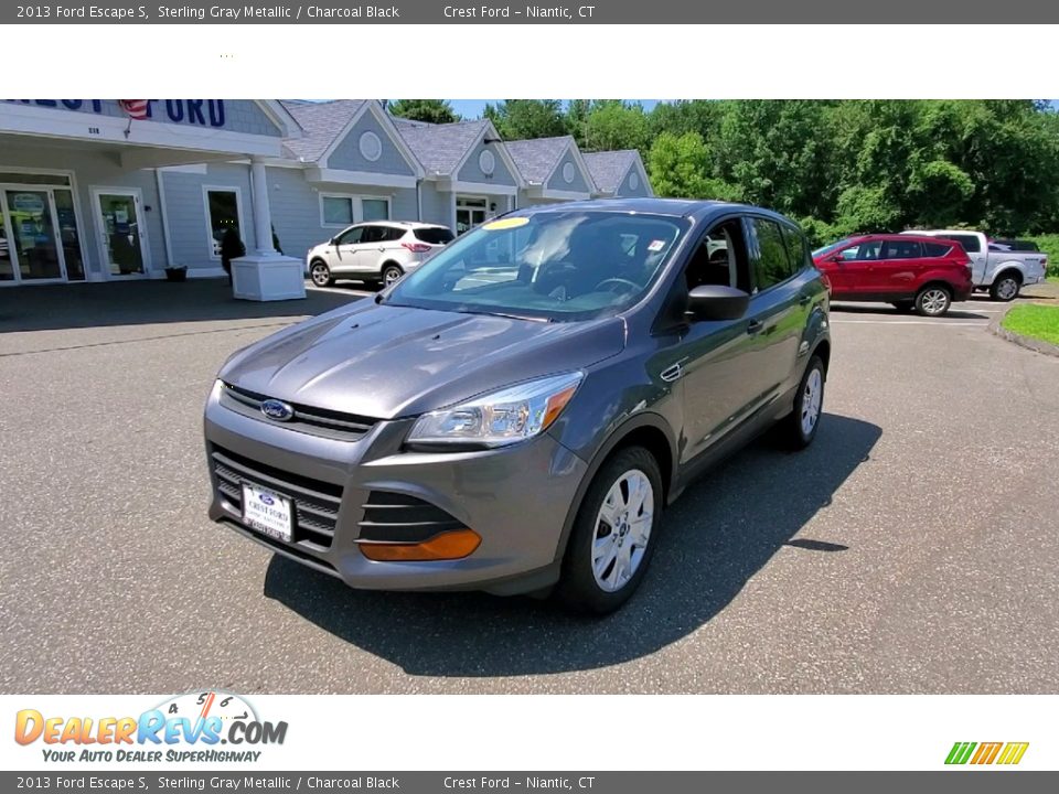 2013 Ford Escape S Sterling Gray Metallic / Charcoal Black Photo #3