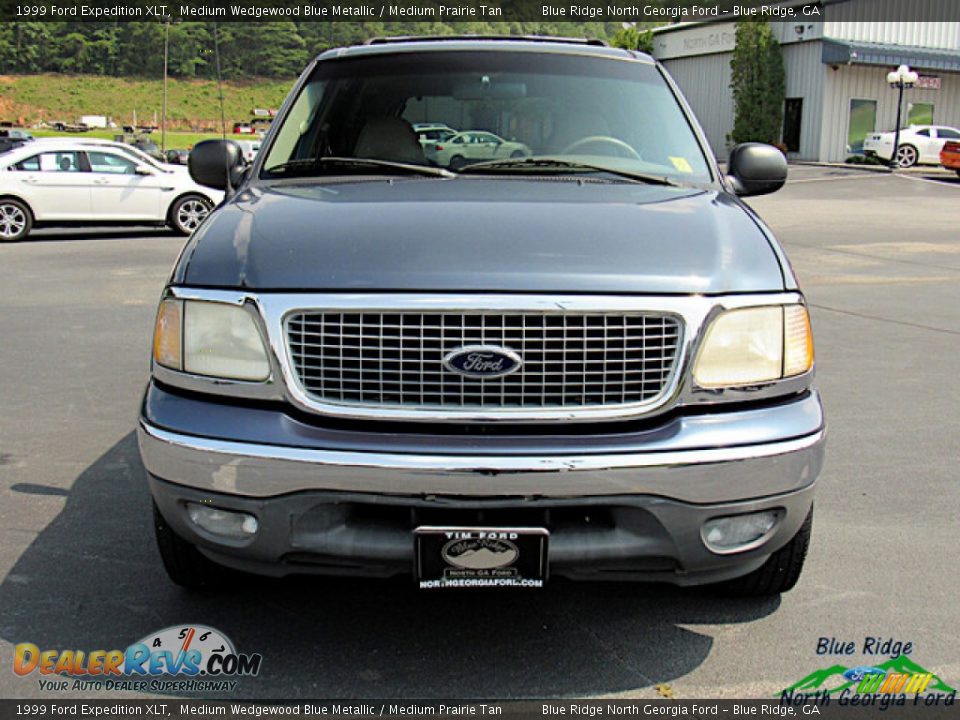 1999 Ford Expedition XLT Medium Wedgewood Blue Metallic / Medium Prairie Tan Photo #8