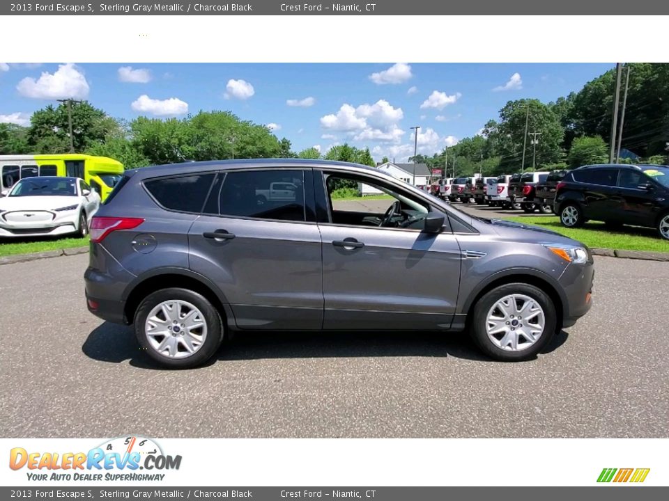 2013 Ford Escape S Sterling Gray Metallic / Charcoal Black Photo #8