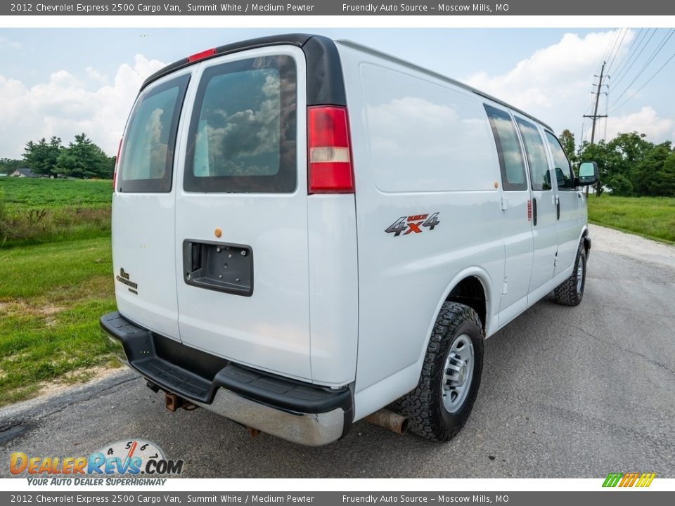 2012 Chevrolet Express 2500 Cargo Van Summit White / Medium Pewter Photo #4