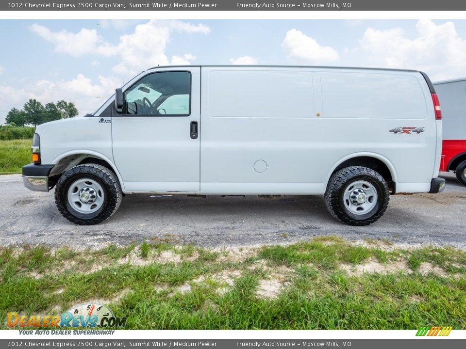 Summit White 2012 Chevrolet Express 2500 Cargo Van Photo #7