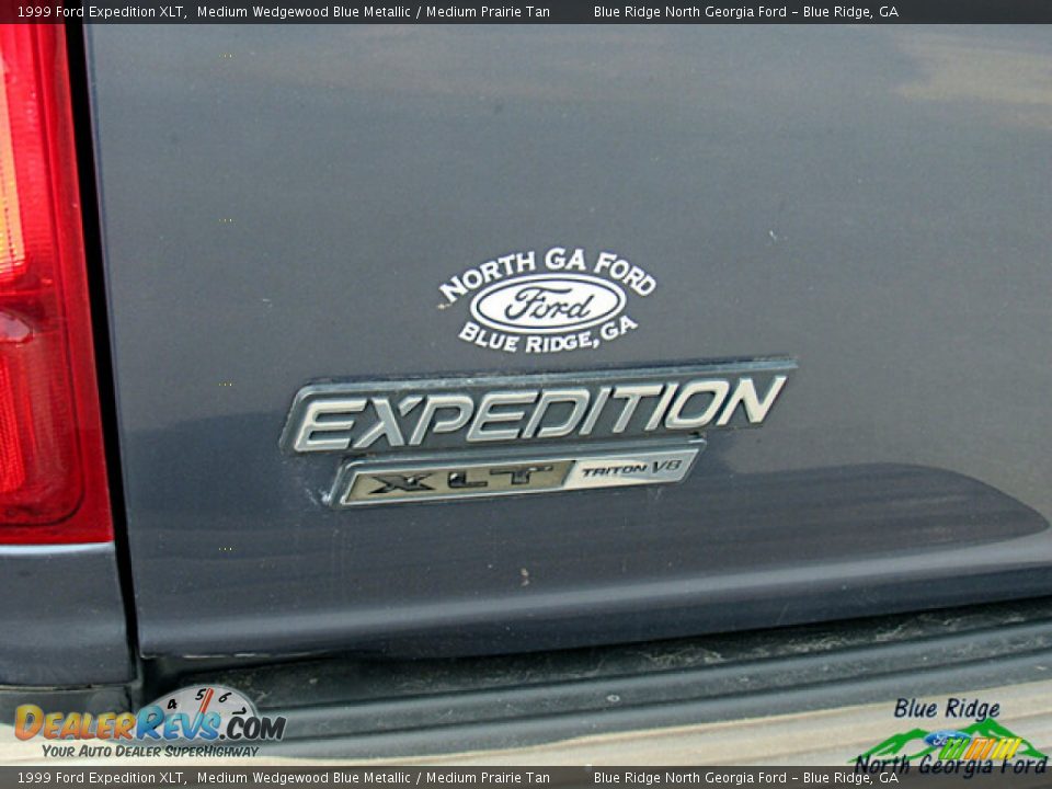1999 Ford Expedition XLT Medium Wedgewood Blue Metallic / Medium Prairie Tan Photo #23