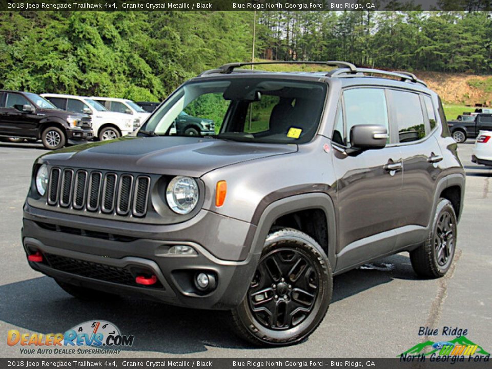 2018 Jeep Renegade Trailhawk 4x4 Granite Crystal Metallic / Black Photo #1