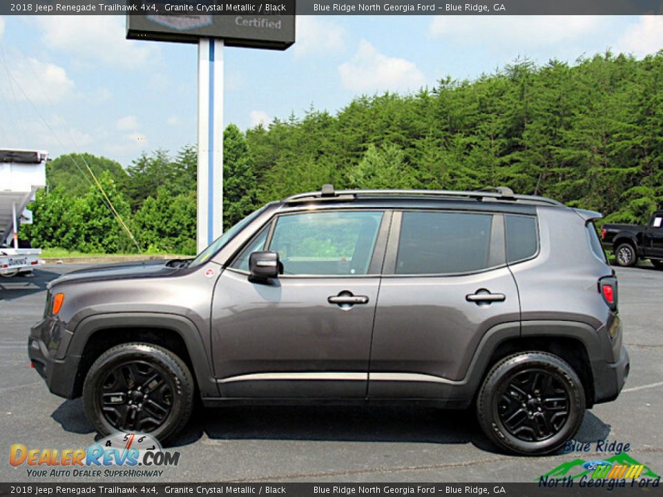 2018 Jeep Renegade Trailhawk 4x4 Granite Crystal Metallic / Black Photo #2