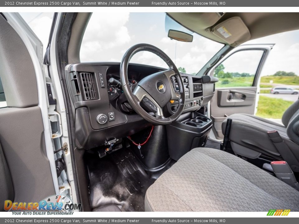 Medium Pewter Interior - 2012 Chevrolet Express 2500 Cargo Van Photo #20