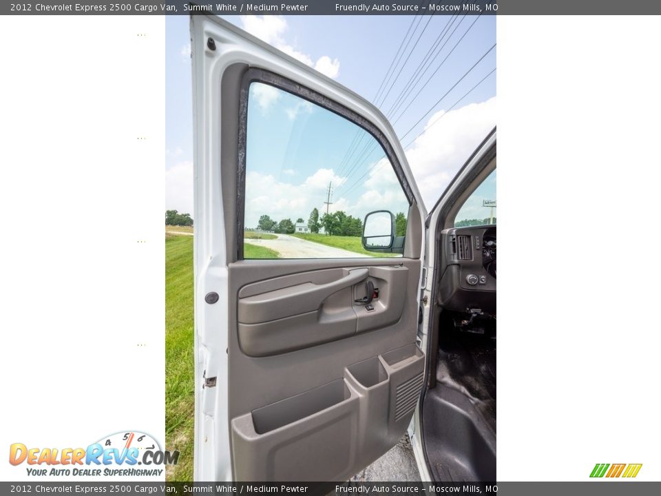 2012 Chevrolet Express 2500 Cargo Van Summit White / Medium Pewter Photo #21