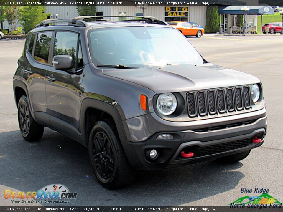 2018 Jeep Renegade Trailhawk 4x4 Granite Crystal Metallic / Black Photo #7