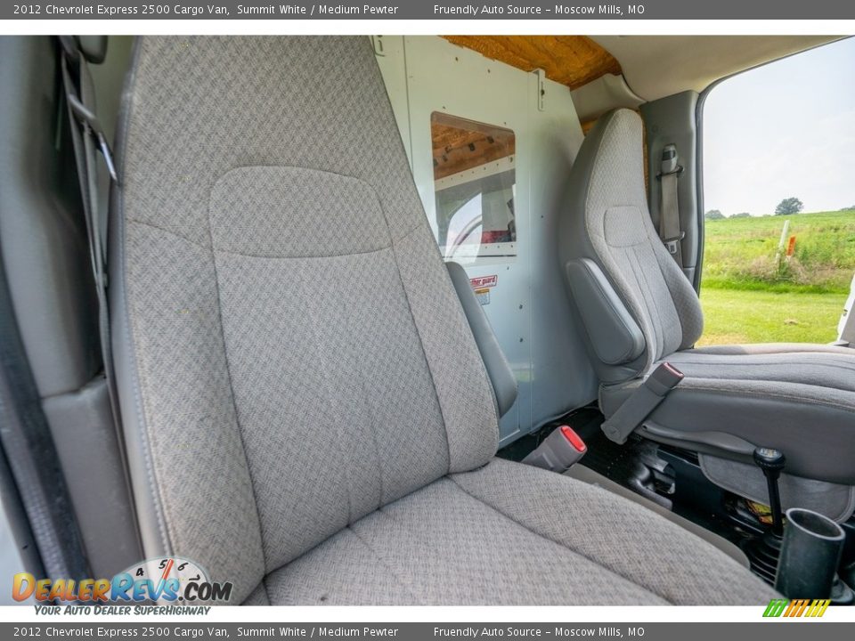 Front Seat of 2012 Chevrolet Express 2500 Cargo Van Photo #32