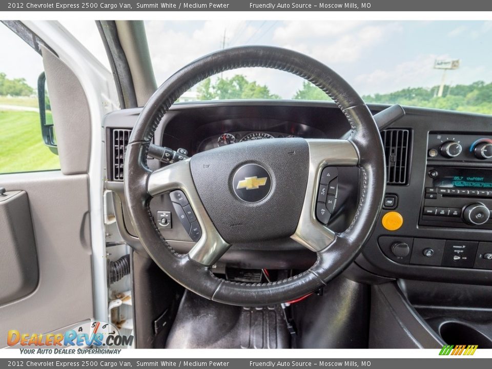 2012 Chevrolet Express 2500 Cargo Van Steering Wheel Photo #35