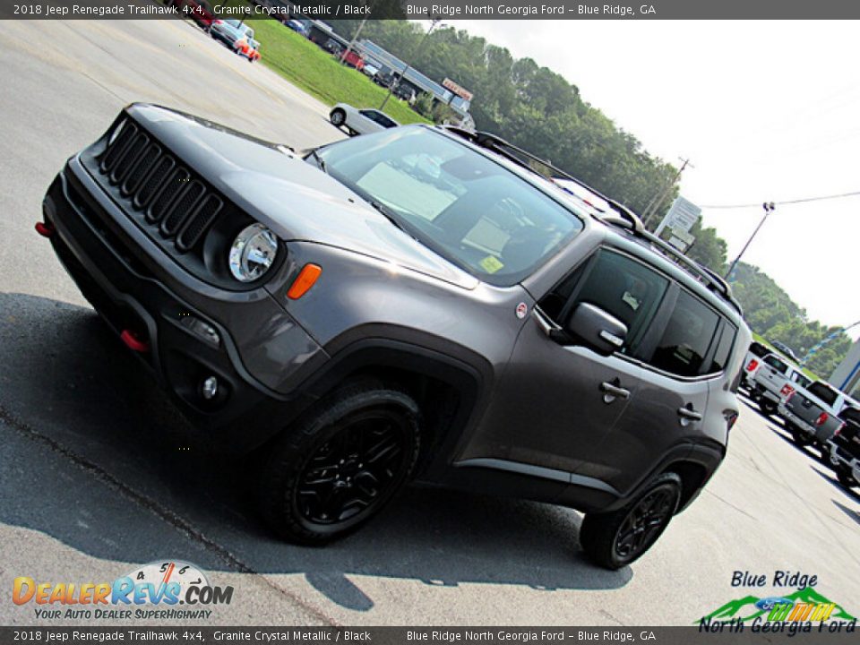 2018 Jeep Renegade Trailhawk 4x4 Granite Crystal Metallic / Black Photo #25