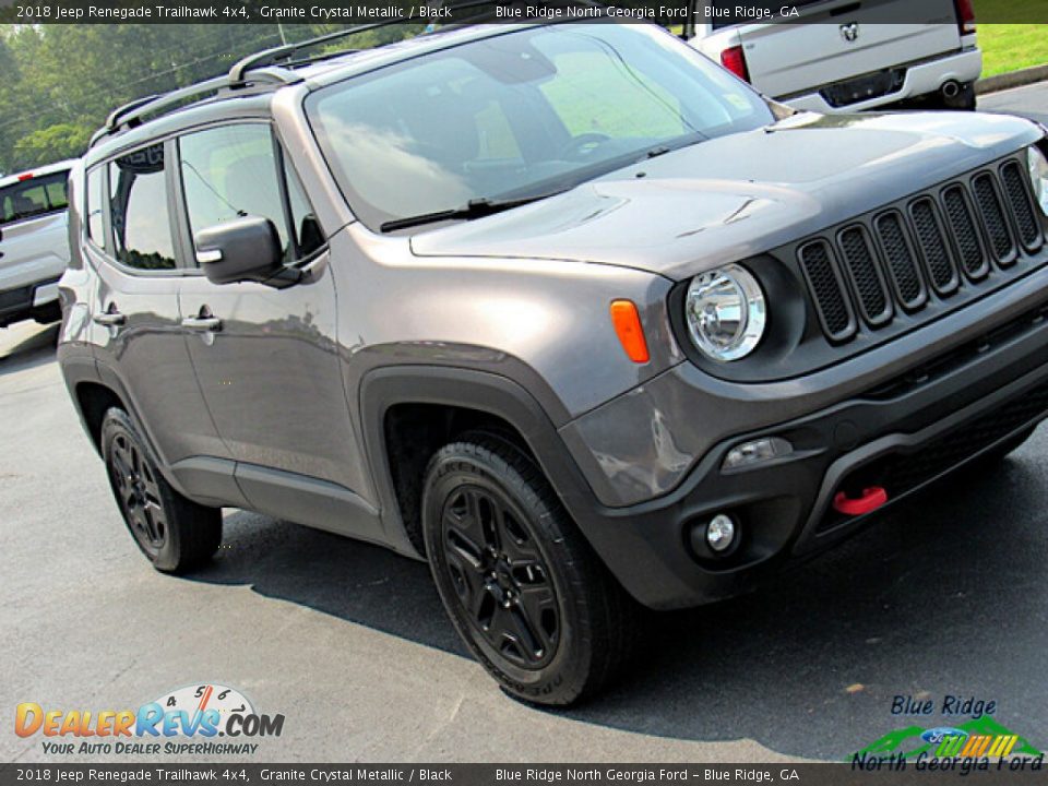 2018 Jeep Renegade Trailhawk 4x4 Granite Crystal Metallic / Black Photo #26