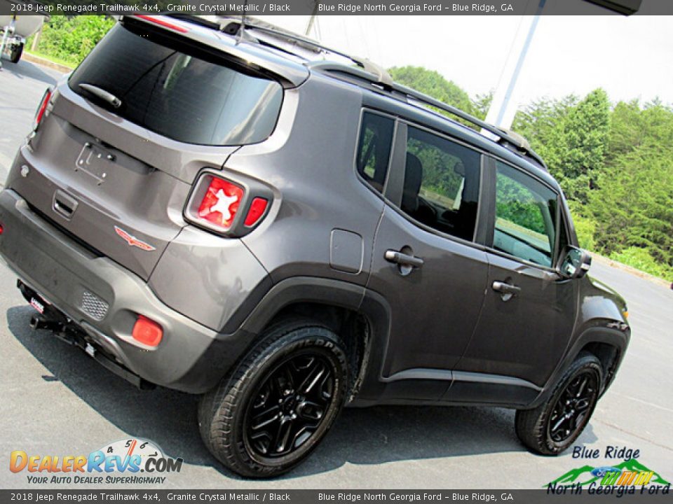 2018 Jeep Renegade Trailhawk 4x4 Granite Crystal Metallic / Black Photo #27