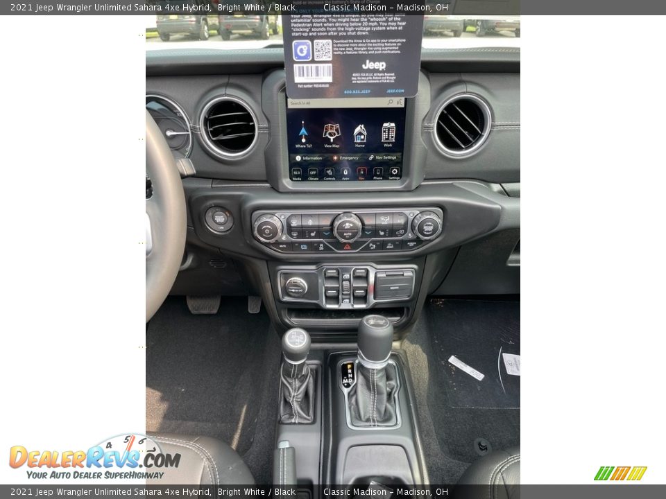 Controls of 2021 Jeep Wrangler Unlimited Sahara 4xe Hybrid Photo #7