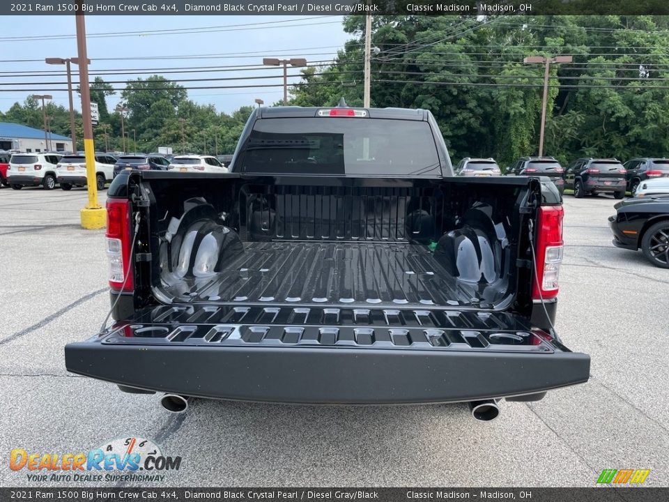 2021 Ram 1500 Big Horn Crew Cab 4x4 Diamond Black Crystal Pearl / Diesel Gray/Black Photo #11