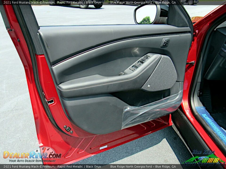 2021 Ford Mustang Mach-E Premium Rapid Red Metallic / Black Onyx Photo #9