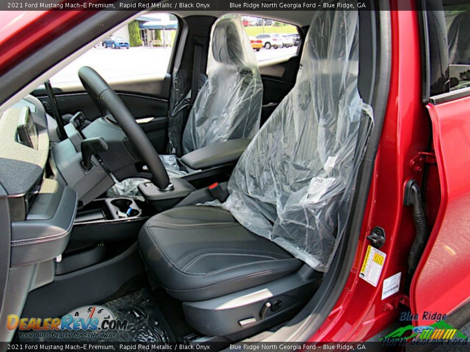 2021 Ford Mustang Mach-E Premium Rapid Red Metallic / Black Onyx Photo #10