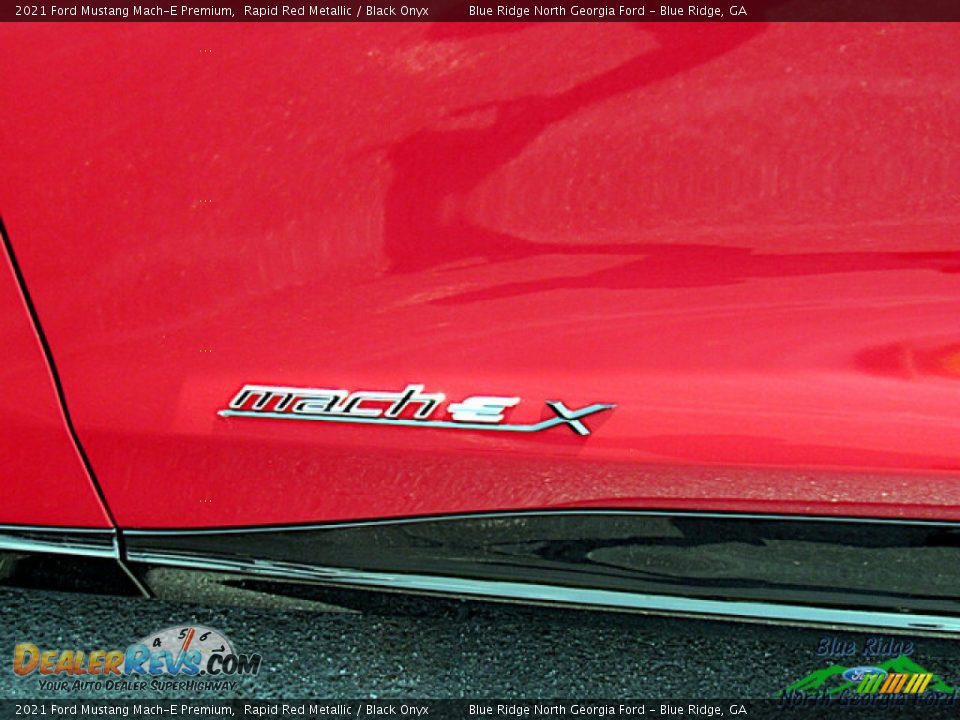 2021 Ford Mustang Mach-E Premium Rapid Red Metallic / Black Onyx Photo #31