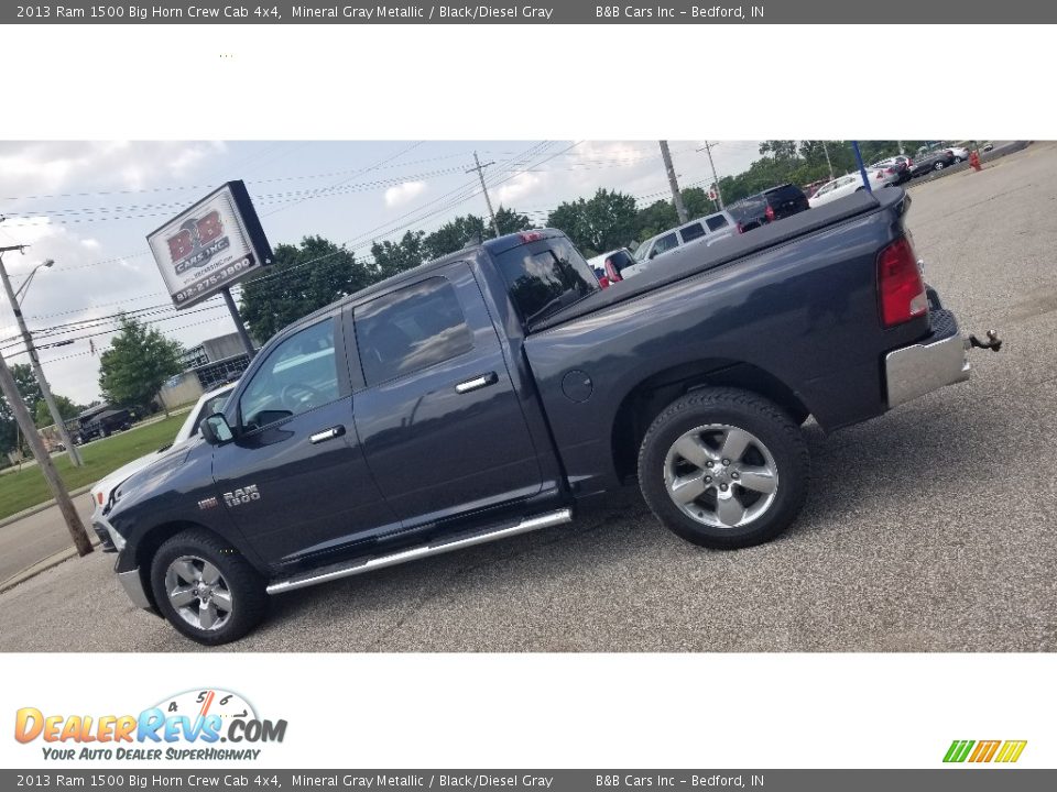 2013 Ram 1500 Big Horn Crew Cab 4x4 Mineral Gray Metallic / Black/Diesel Gray Photo #1