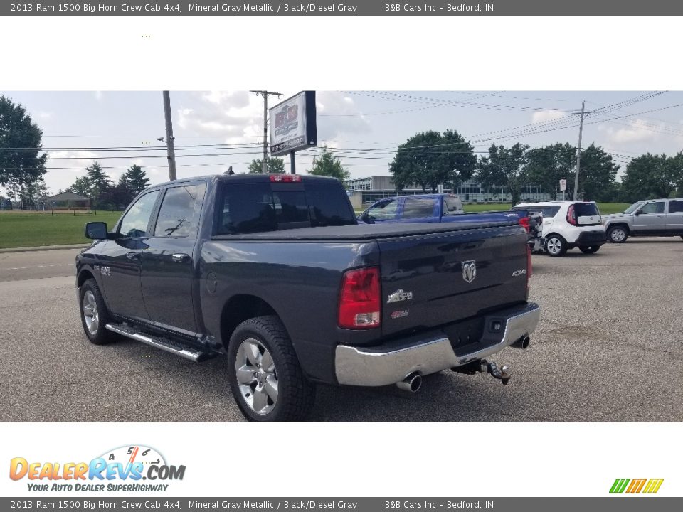 2013 Ram 1500 Big Horn Crew Cab 4x4 Mineral Gray Metallic / Black/Diesel Gray Photo #2