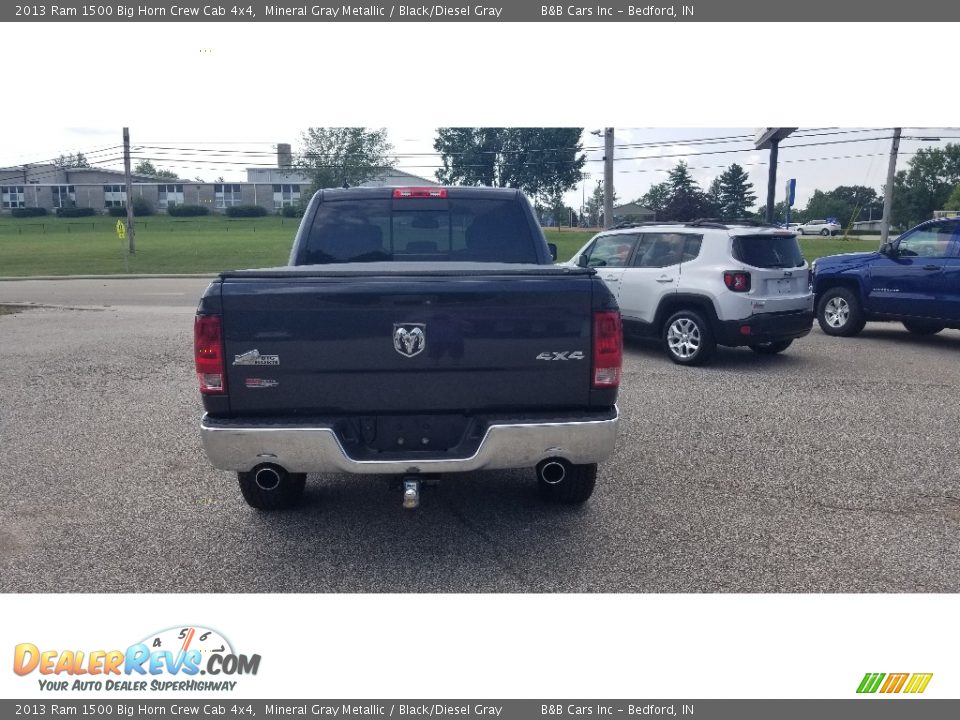 2013 Ram 1500 Big Horn Crew Cab 4x4 Mineral Gray Metallic / Black/Diesel Gray Photo #3