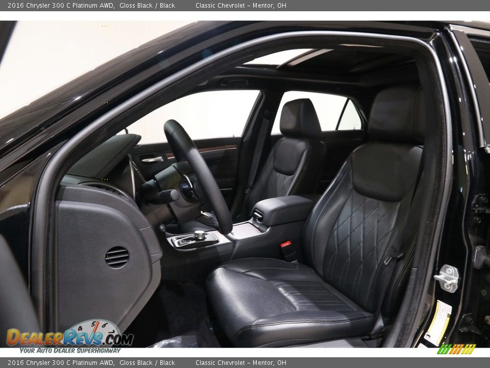 Front Seat of 2016 Chrysler 300 C Platinum AWD Photo #5