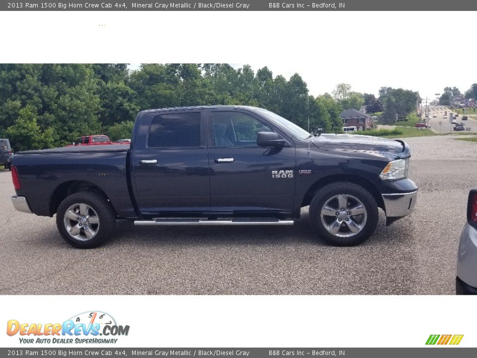 2013 Ram 1500 Big Horn Crew Cab 4x4 Mineral Gray Metallic / Black/Diesel Gray Photo #6