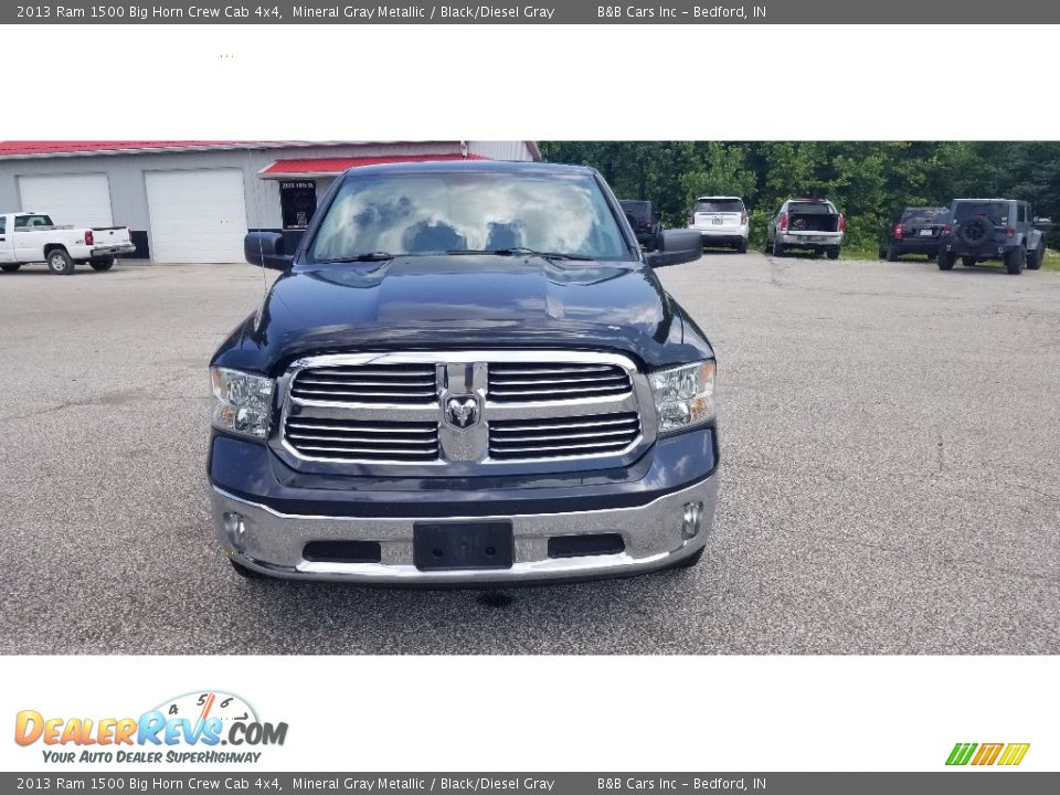 2013 Ram 1500 Big Horn Crew Cab 4x4 Mineral Gray Metallic / Black/Diesel Gray Photo #7