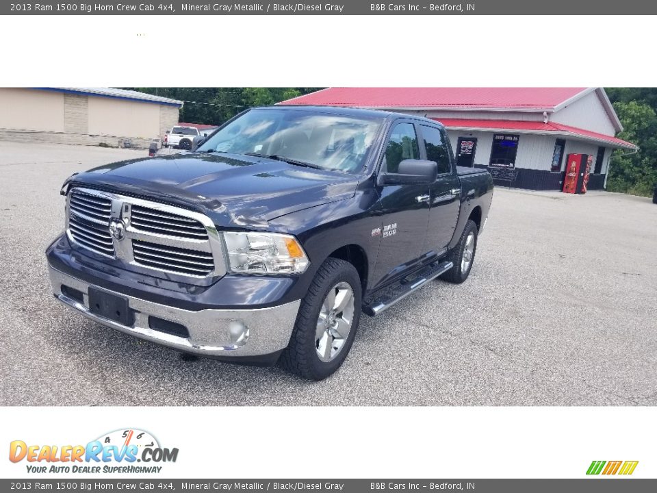2013 Ram 1500 Big Horn Crew Cab 4x4 Mineral Gray Metallic / Black/Diesel Gray Photo #8