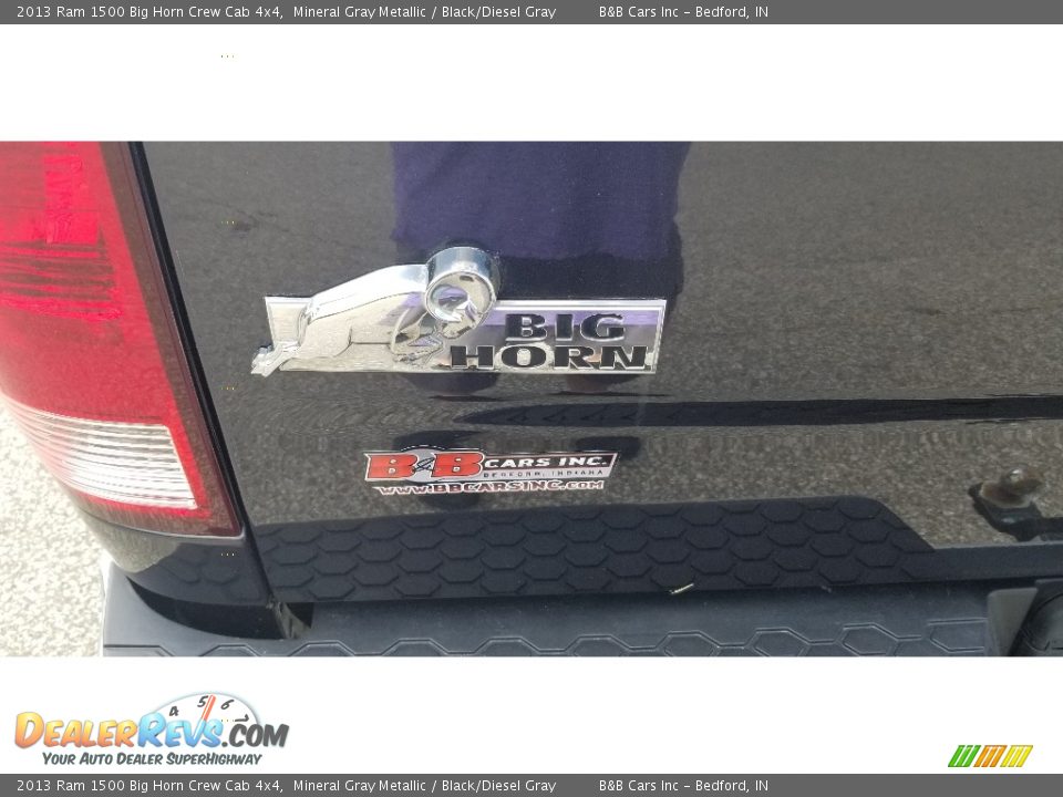 2013 Ram 1500 Big Horn Crew Cab 4x4 Mineral Gray Metallic / Black/Diesel Gray Photo #10