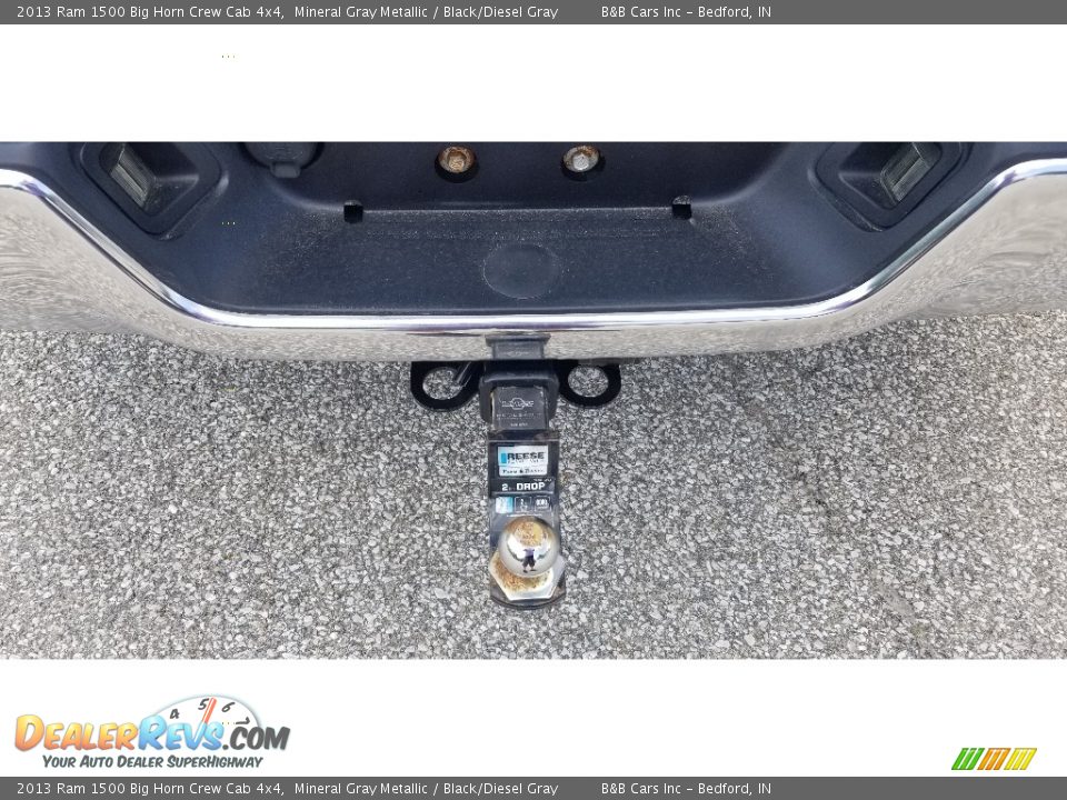 2013 Ram 1500 Big Horn Crew Cab 4x4 Mineral Gray Metallic / Black/Diesel Gray Photo #11