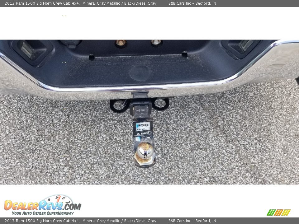 2013 Ram 1500 Big Horn Crew Cab 4x4 Mineral Gray Metallic / Black/Diesel Gray Photo #12