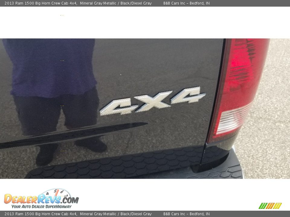 2013 Ram 1500 Big Horn Crew Cab 4x4 Mineral Gray Metallic / Black/Diesel Gray Photo #13