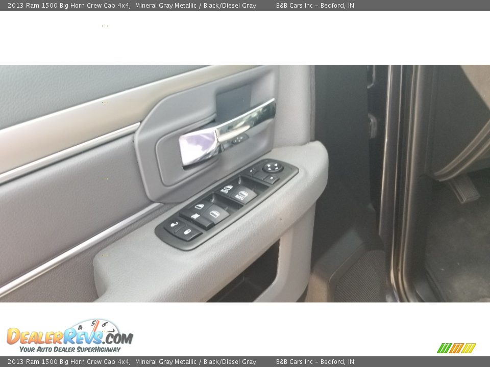 2013 Ram 1500 Big Horn Crew Cab 4x4 Mineral Gray Metallic / Black/Diesel Gray Photo #14