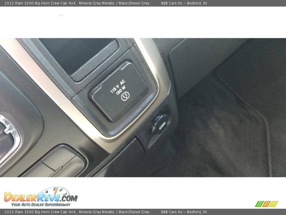 2013 Ram 1500 Big Horn Crew Cab 4x4 Mineral Gray Metallic / Black/Diesel Gray Photo #21