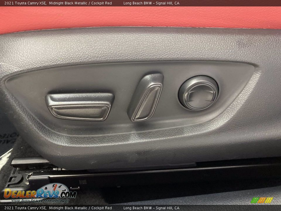 2021 Toyota Camry XSE Midnight Black Metallic / Cockpit Red Photo #16