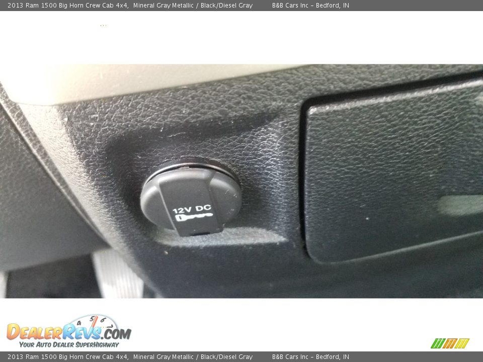 2013 Ram 1500 Big Horn Crew Cab 4x4 Mineral Gray Metallic / Black/Diesel Gray Photo #22