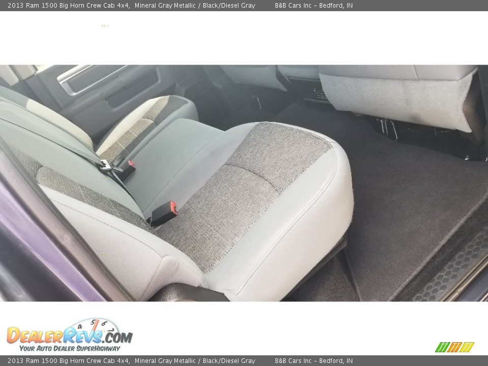 2013 Ram 1500 Big Horn Crew Cab 4x4 Mineral Gray Metallic / Black/Diesel Gray Photo #26
