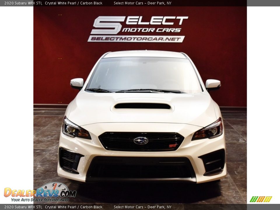 2020 Subaru WRX STI Crystal White Pearl / Carbon Black Photo #2