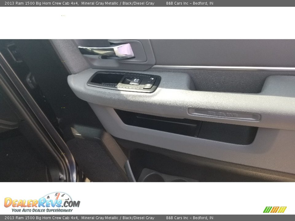 2013 Ram 1500 Big Horn Crew Cab 4x4 Mineral Gray Metallic / Black/Diesel Gray Photo #27