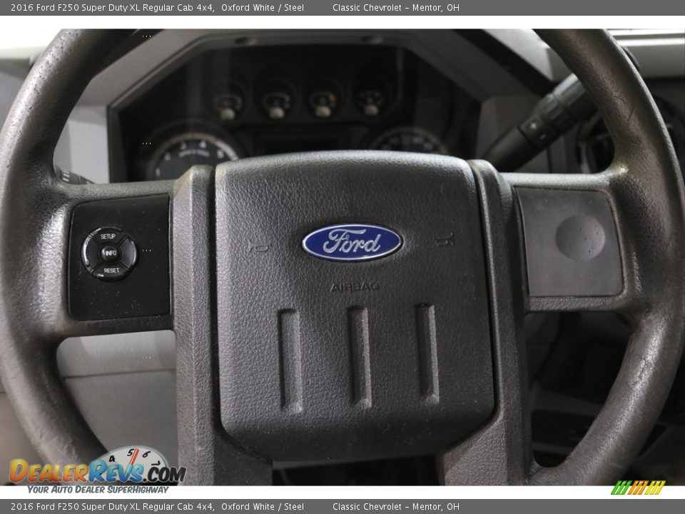 2016 Ford F250 Super Duty XL Regular Cab 4x4 Steering Wheel Photo #7