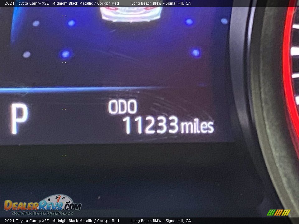 2021 Toyota Camry XSE Midnight Black Metallic / Cockpit Red Photo #23