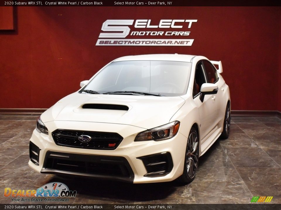 2020 Subaru WRX STI Crystal White Pearl / Carbon Black Photo #6